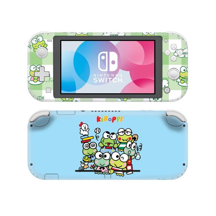 keroppi-nintendoswitch-ฝาครอบรูปลอกสติ๊กเกอร์สกินสำหรับ-nintendo-switch-lite-protector-nintend-switch-lite-สติ๊กเกอร์สกิน