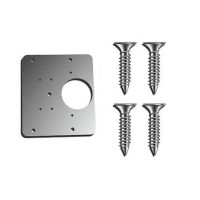 【LZ】 Hinge Fixing Plate Cabinet Hinge Repair Kit For Door Stainless Steel Fix The Hinge Plate Repair Piece With Mounting Screws For