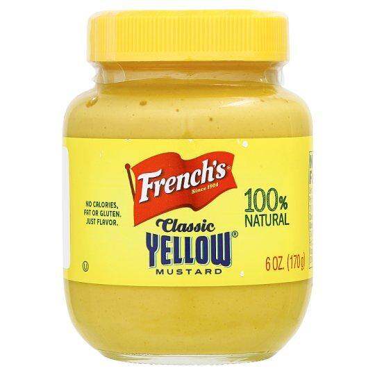 🔥สินค้าขายดี!! เฟร้นช์ มัสตาร์ด 170กรัม French's Classic Yellow Mustard