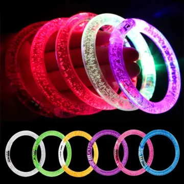 Glow in the dark bracelets 100pcs Glow in the Dark Bracelets Luminous  Silicone Wristband Party Favors