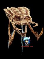 เอเลี่ยน VS พรีเดเตอร์  หัวกระโหลก AVP Alien VS Predator Skull Head  1/1 ไวนิล โมเดล ฟิกเกอร์ vinyl model figure