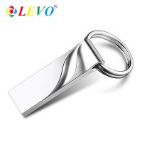 USB Flash Drive 64GB 32GB 16GB 8GB 4GB pen drive pendrive waterproof metal silver u disk memoria cel usb stick gift