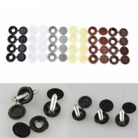 Car Screw Decorative Hinged Cover Tapping Self Fixing License Plate Screw Caps Exterior Parts 8 Color Nails  Screws Fasteners