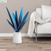 AERJ โลหะ Agave ใบพืชรูปปั้นปลอมเหมือนจริงเตกีล่าพืชสำหรับสนามสวนสนามหญ้าลาน
