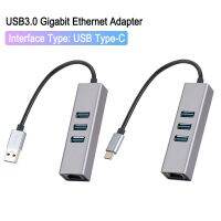 USB อะแดปเตอร์อีเทอร์เน็ต USB ไป Rj45การ์ดเครือข่ายแลนความเร็วสูงแยก USB3.0 1000Mbps อะแดปเตอร์ดุมล้ออลูมิเนียมผสมประเภท C แล็ปท็อปฟีโอน่า