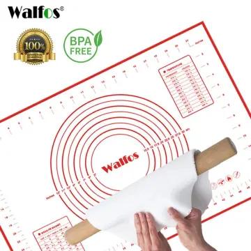 Walfos Silicone Trivet Mats - 4 Heat Resistant Pot Holders, Multipurpose  Non-Sli