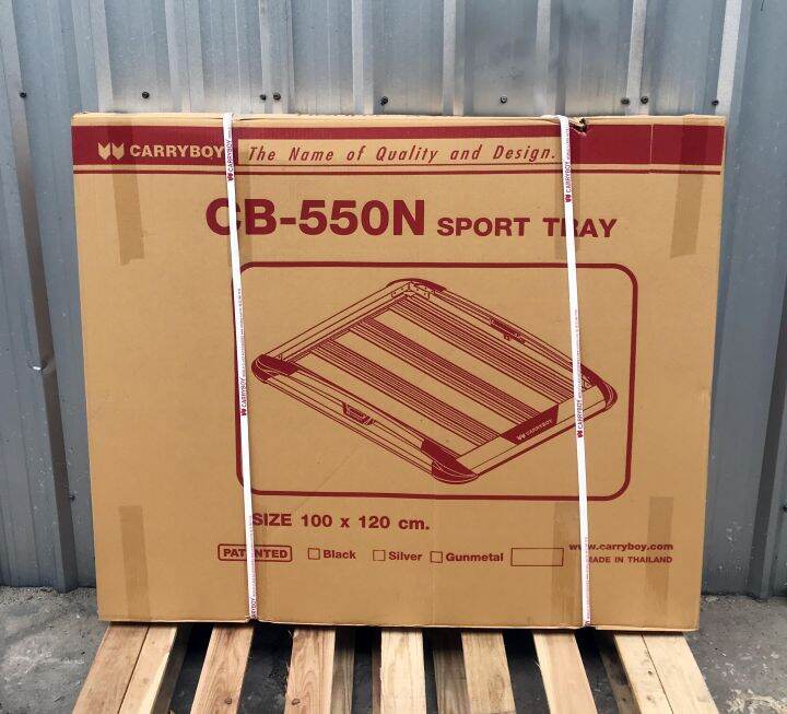 แร็คหลังคา-carryboy-cb550-01-สีขาว-สำหรับรถเก๋ง