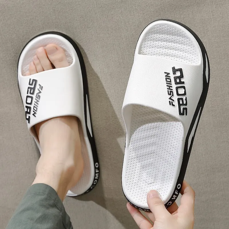 Amazon.com | LORDFON Memory Foam Mens Slippers Slip-On Comfy House Slippers  for Men Indoor Outdoor Non-Slip Warm Winter Men's Bedroom Slippers Size 7-8  Black | Slippers