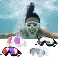 2022 Stylish Big Frame Swimming Glasses Adult HD Anti Fog Swimming Goggles Anti-fog UV Protection For Adult Men Women Kids gifts