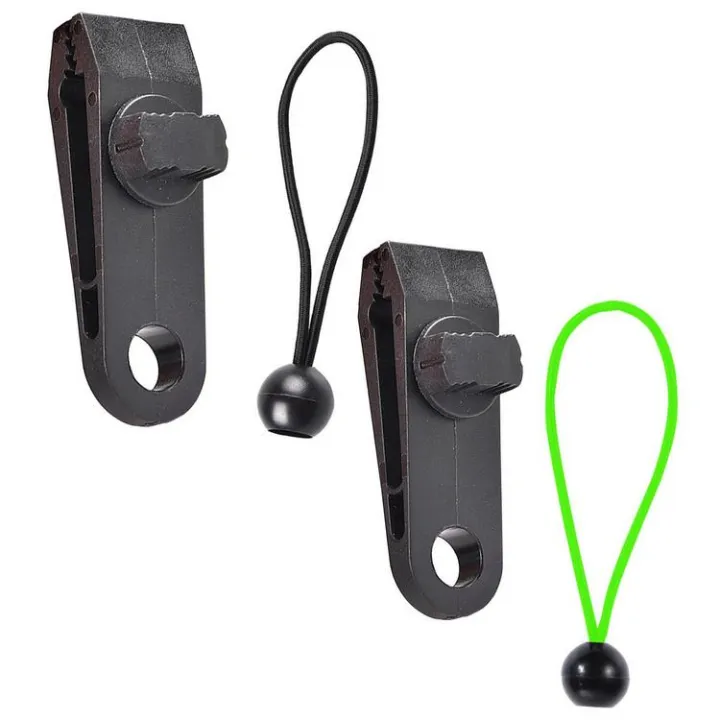 Large Tarp Clips Tarp Clamps Heavy Duty Lock Grip With Bungee Ball Cords Thumb Screw Tent Clamps