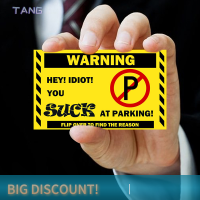 ?【Lowest price】TANG 10pcs Funny writable Bad parking cards ใช้ซ้ำได้หลายสาเหตุบัตร