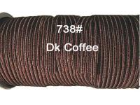 【YD】 4mm Coffe Best Flat Cord 130m/Roll Jewelry Accessories Thread Macrame Rope Necklace String Beading Cords