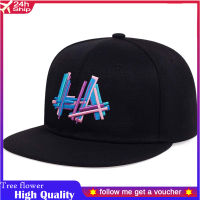 black baseball cap hats men snapback cap embroidery letter sports flat brim hip hop cap