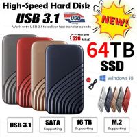 ∋ High Speed 500GB 1TB SSD Protable SSD Type-C USB3.1 16TB 8TB External Solid State Drive 2TB 1TB Mobile Hard Drive for Laptop PS4