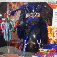 หุ่นยนต์แปลงร่างเป็นรถ​ optimus​ prime tf5 transformer สูง​ 18cm