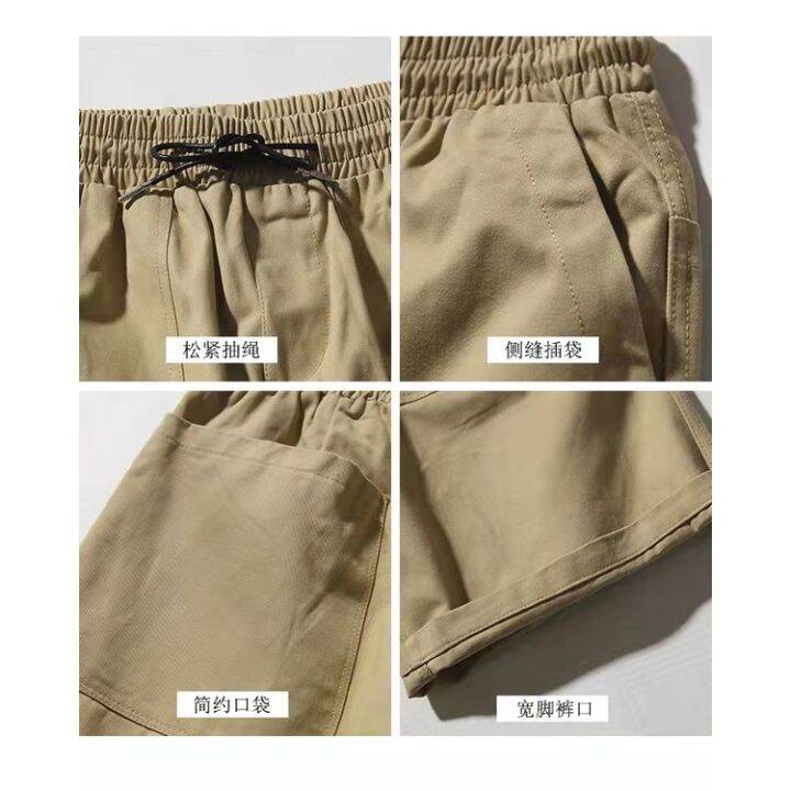 codff51906at-seluar-pendek-lelaki-2023-summer-new-style-mens-cargo-pants-shorts-japanese-straight-casual-pants-trendy-loose-sports-five-point