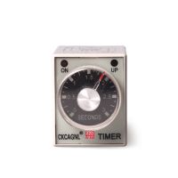 ✳♦ AH3-3 1S/3S/6S/10S/30S/60S/3M/6M/10M/30M/60M Power On Timer Delay Time Relay AC220V/110V DC24V/12V with Socket