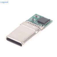 ?【Lowest price】Legend 1PC decoy BOARD FAST CHARGE 5V 9V 12V 15V 20V PD USB Type-C Charge CONNECTOR