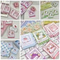 DFIG 20pcs/set คุโรมิ สติกเกอร์ Cinnamoroll Cinnamoroll แมว KT สติกเกอร์การ์ตูนอนิเมะ Kuromi สนุกกับการ คาวาอิ บัญชีมือตกแต่ง