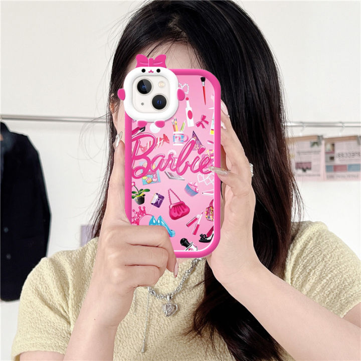 เคสสำหรับ-redmi-note-9-10-11-12-pro-max-4g-9s-9t-11t-poco-m4-pro-5g-เคสมือถือนิ่มสีชมพูกันกระแทกตุ๊กตาบาร์บี้เจ้าหญิง-ins-โปร่งใสซิลิโคนทีพียูใสป้องกันการตก