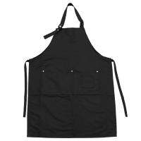 ETEREAUTY 1pc Multi-use Working Clothes Hairdresser Apron Protective Pinafore Kitchen Cooking Save-all Black