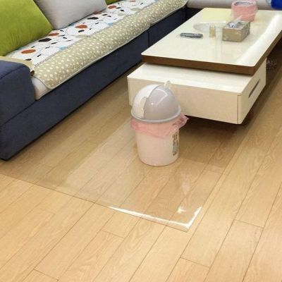 2020 New Plastic Floormat PVC Transparent Door Entry Mat Wood Floor Protection Non-slip Carpet 1mm Waterproof Placemats Pads