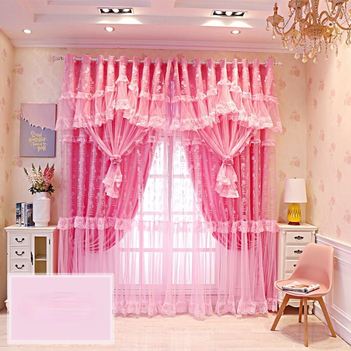 1pcs-korean-style-simple-girl-dream-princess-curtain-finished-lace-bay-window-wedding-room-bedroom-living-room-shading-f8317