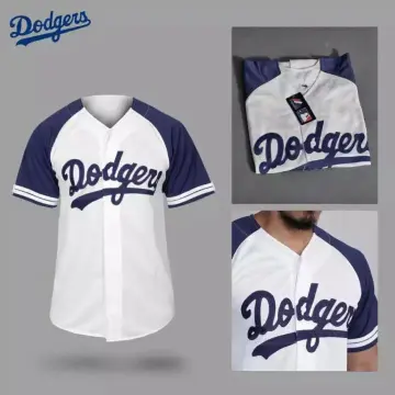 Jual Baju baseball dodgers hitam