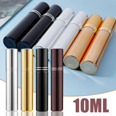 10ml Top Quality 10ml Top Quality Refillable Glass Cosmetics Perfume Bottles Electroplating Spray Atomizer Travel Sample Sub-bottle Container