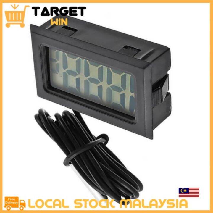 LCD Long Probe Digital Thermometer Hygrometer Fridge Freezer