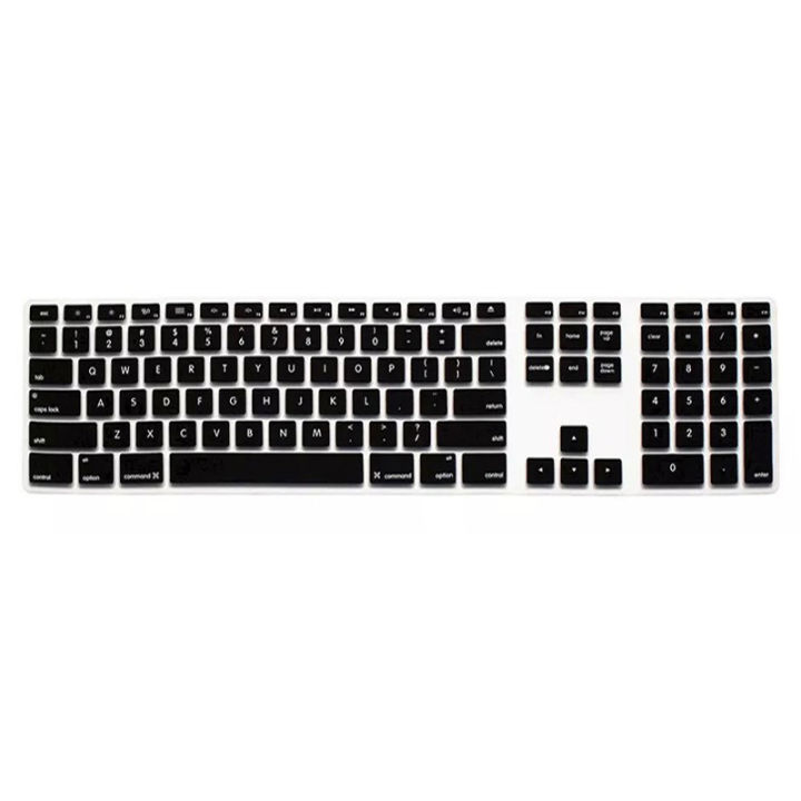 silicone-thin-keyboard-skin-cover-protector-with-numeric-keypad-for-apple-imac-black
