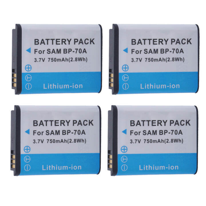 (Dalam stok) 4 unit BP-70A BP 70A BP70A bateri Li ion boleh dicas ...
