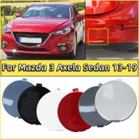 ฝาที่ครอบตะขอลาก Bemper Belakang สำหรับรถ Mazda 3 Axela ซีดาน2013-2019ลากตารถพ่วงลากจูงฝาครอบตกแต่งตัวเรือน