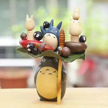 Original Ghibli Totoro Figure Set/balance Toy Small Figurine/mini