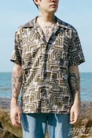 Simple&amp;Raw - เสื้อเชิ้ต BH747 BlueHawaii Shirts (ฺBeige)