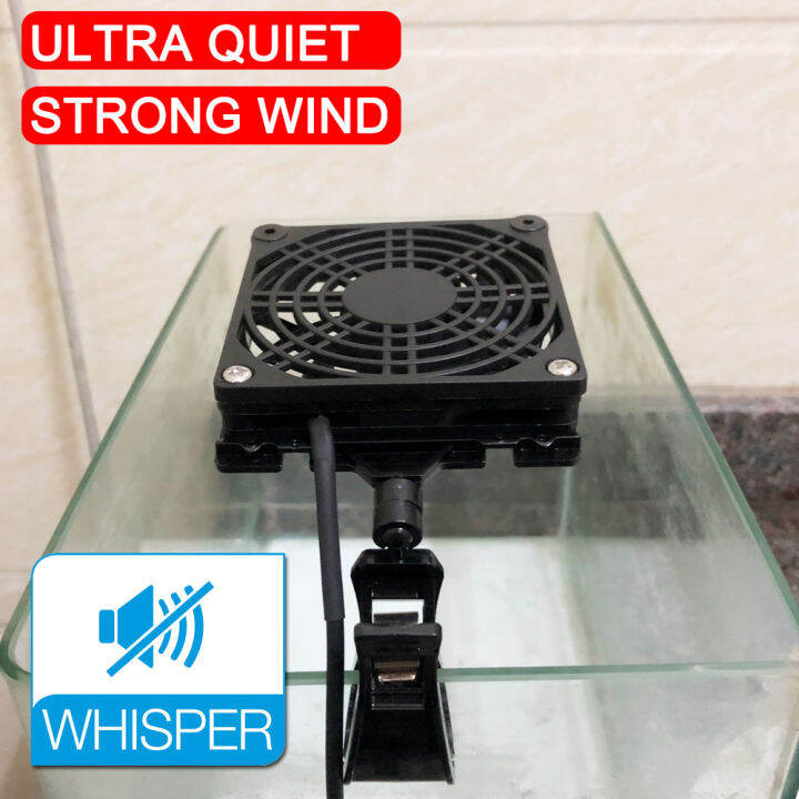 Aquarium Cooling Fan System Fish Tank Chiller Control Reduce Water