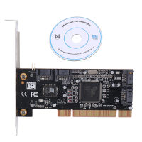 4-Port RAID Controller Card PCI Expand Card 2.0 SATA II with Sil3114 Chip PCI Sata Internal Ports Raid Controller Card Replacement Spare Parts