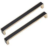 Cabinet Handles Solid Pulls 2 Pack Classic Cabinet Hardware for Kitchen Cupboard Door, Bedroom Dresser Drawer