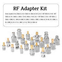 RFN01 RF Testing Tools Set 20 In 1 Multifunction Utility Adaptador SMA-J SMA-K Multiple N Type to SMA BNC to SMA TNC to SMA RF Connectors Adapter Combination