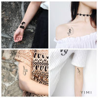 28 Style Waterproof Tattoo Sticker Cool Girl Flash Fake Tattoos Yimi