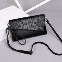 Leather texture temperament one shoulder hand bag female fas真皮质感手拿包女时尚百搭气质单肩斜挎包韩版名媛手抓包7.11