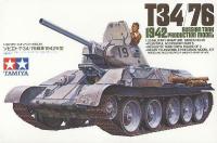 Tamiya 35049 135รัสเซีย T3476 1942ถังพลาสติกโมเดล Kit