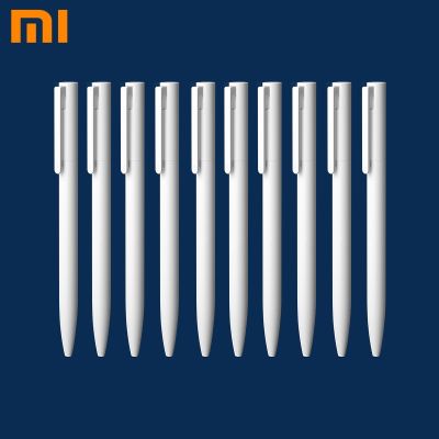 Original Xiaomi Pen Gel Pen Writing Smooth Light Grip Mijia Press the Core Replacement refill 1:1 Blue / red / Black 0.5mm