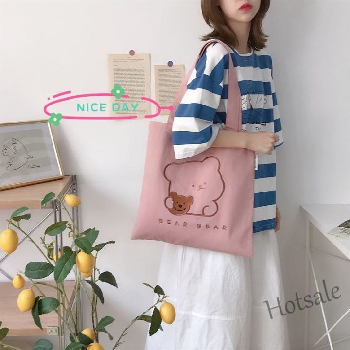hot-sale-c16-zipper-inner-pocket-tscfashion-bag-female-2023-new-ins-canvas-bag-female-student-korean-single-shoulder-bag-simple-and-versatile-high-capacity-tote-bag