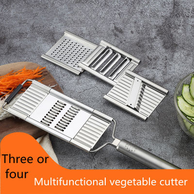3 in 14 in 1 Stainless Steel Shredder Portable Manual Vegetable Cutter Easy To Clean Kitchen Tool For Grater With Handle