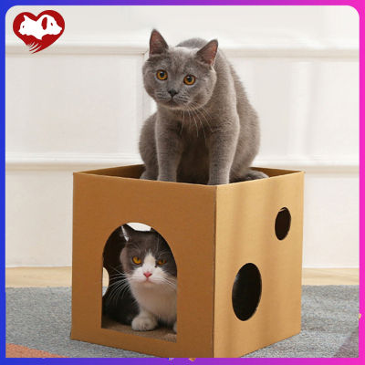 ของเล่นสัตว์เลี้ยงลับสัตว์เลี้ยงแมวบ้านกระดานลับเล็บสำหรับแมวทนต่อการขีดข่วนกระดาษแมวรอยขีดข่วน