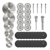 42Pcs Mini Circular Saw Blade Set Resin Cut-Off Wheels Disc Diamond Cutting Blade Metal Cutter Tool for Drill