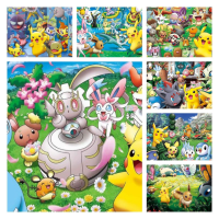 Takara Tomy Pokemon Pikachu อะนิเมะผ้าใบ Art - Ideal Kids Bedroom Decor &amp; Perfect Gift