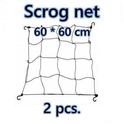 (แพ็คคู่!) ตาข่าย Scrog Net for Hydroponic Grow Tent Plant Support Mesh Netting Stretch Net 60 x 60cm