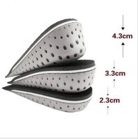 1Pair Breathable Half Insole 2 4cm Shoe Insoles Heighten Heel Insert Sports Shoes Pads Cushion Unisex Height Increase Insoles